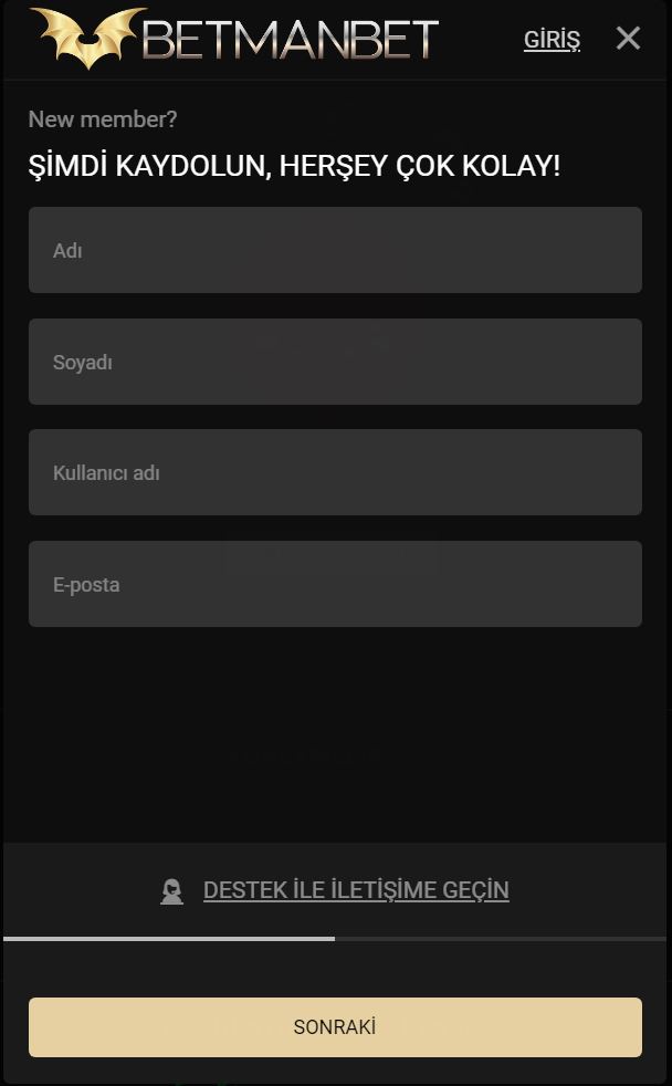 betmanbet hesap açma